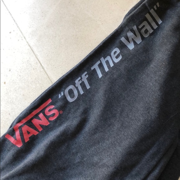VANS men’s fleece pants, size L, “charcoal” color - Picture 5 of 8